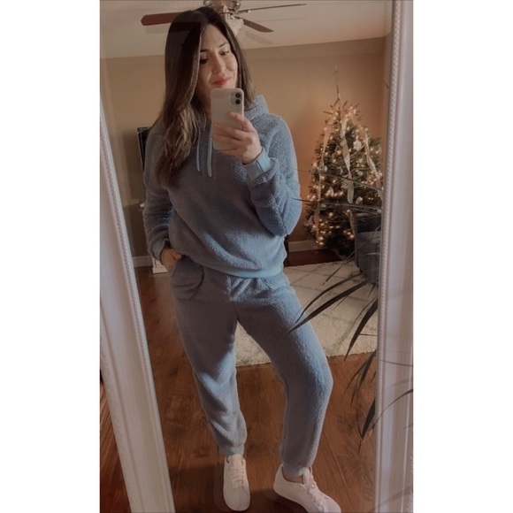 Warm Sherpa lounge set - Picture 7 of 13